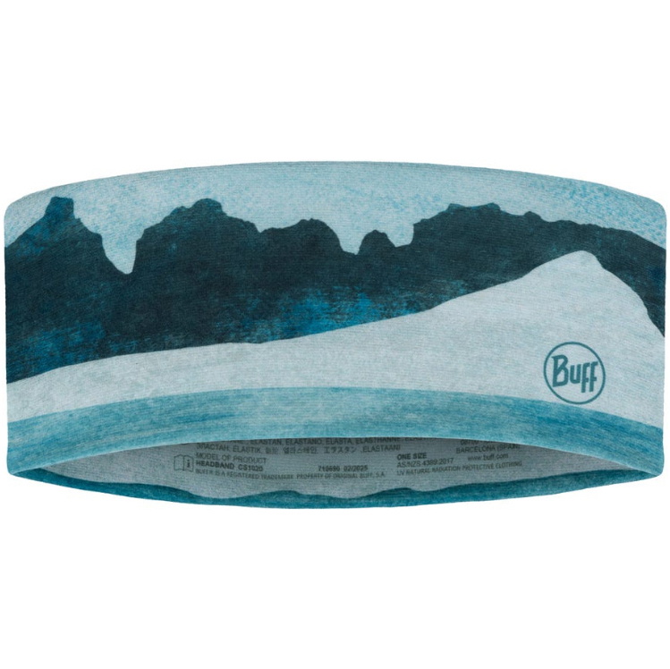 2026 BUFF Coolnet UV Wide Aler Headband 138026706 - Teal